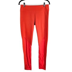 NWT Fabletics Neon Orange Rocha Legging Dip It Low Power Mesh Chafe Free Tall M